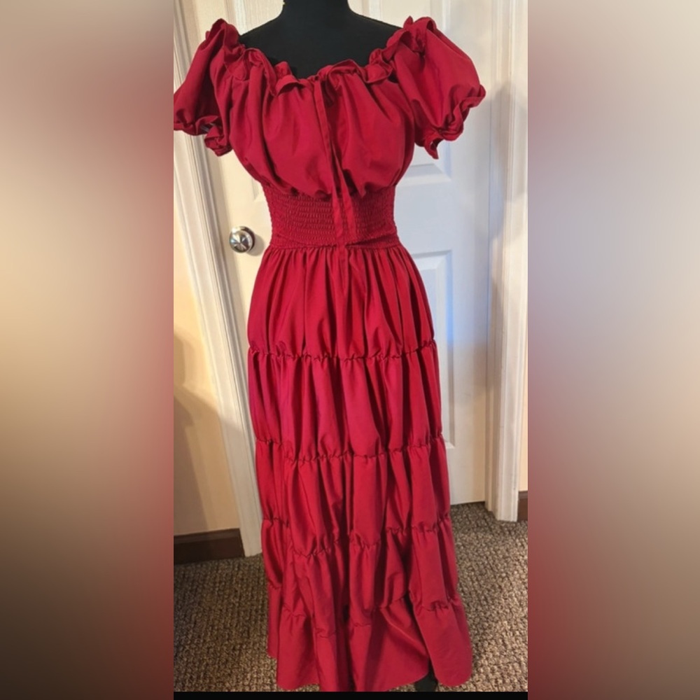 Maxi Red Dress Size S, Worn Once